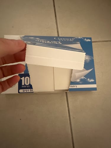 Customer photo review of דפי ניקוי כביסה
