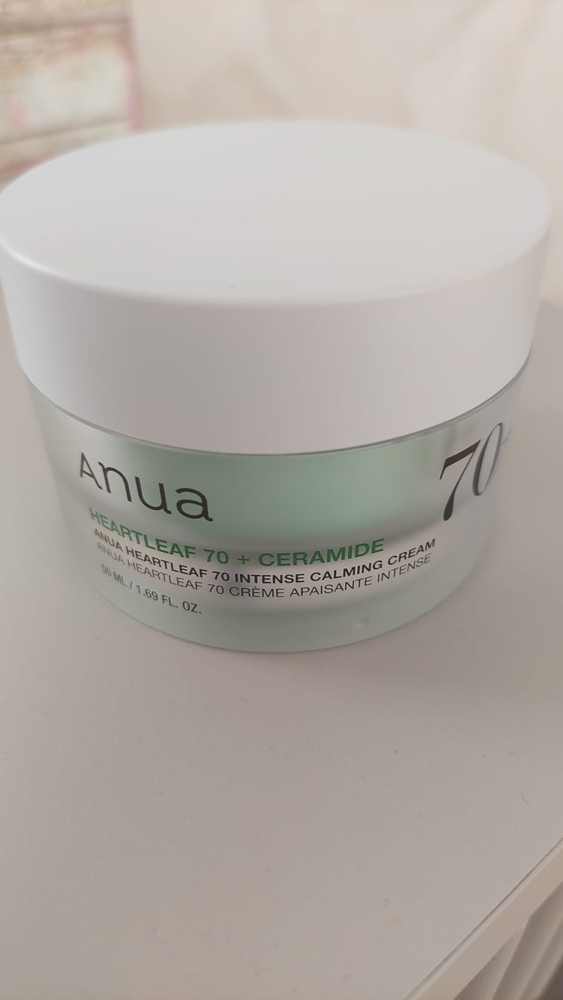 Customer photo review of Intensīvi nomierinošs krēms sejai Anua Heartleaf 70 Intense Calming Cream