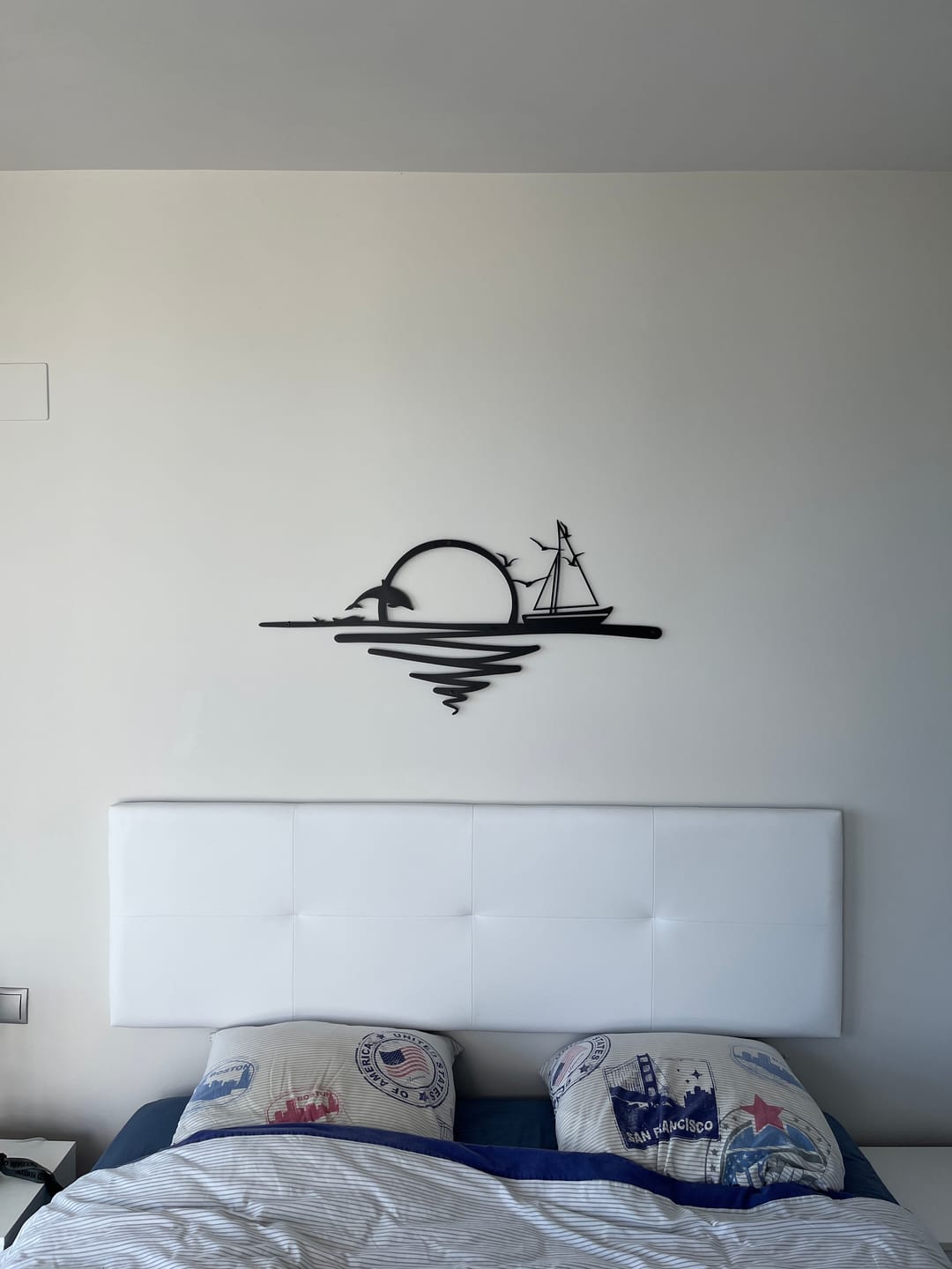 Customer photo review of Décoration murale en métal - Lever du soleil (SUN.02)