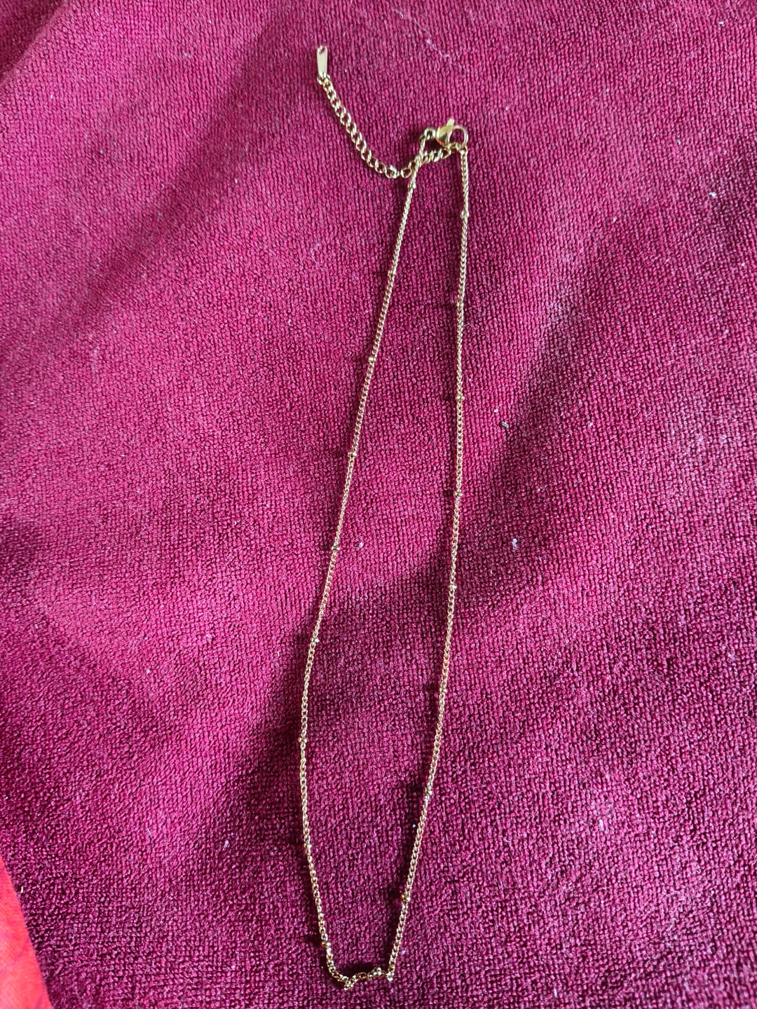 Customer photo review of Beaded Chain Necklace