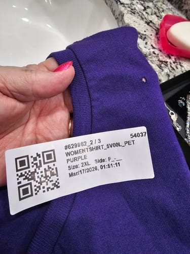 Customer photo review of Not Alone Lady V-neck