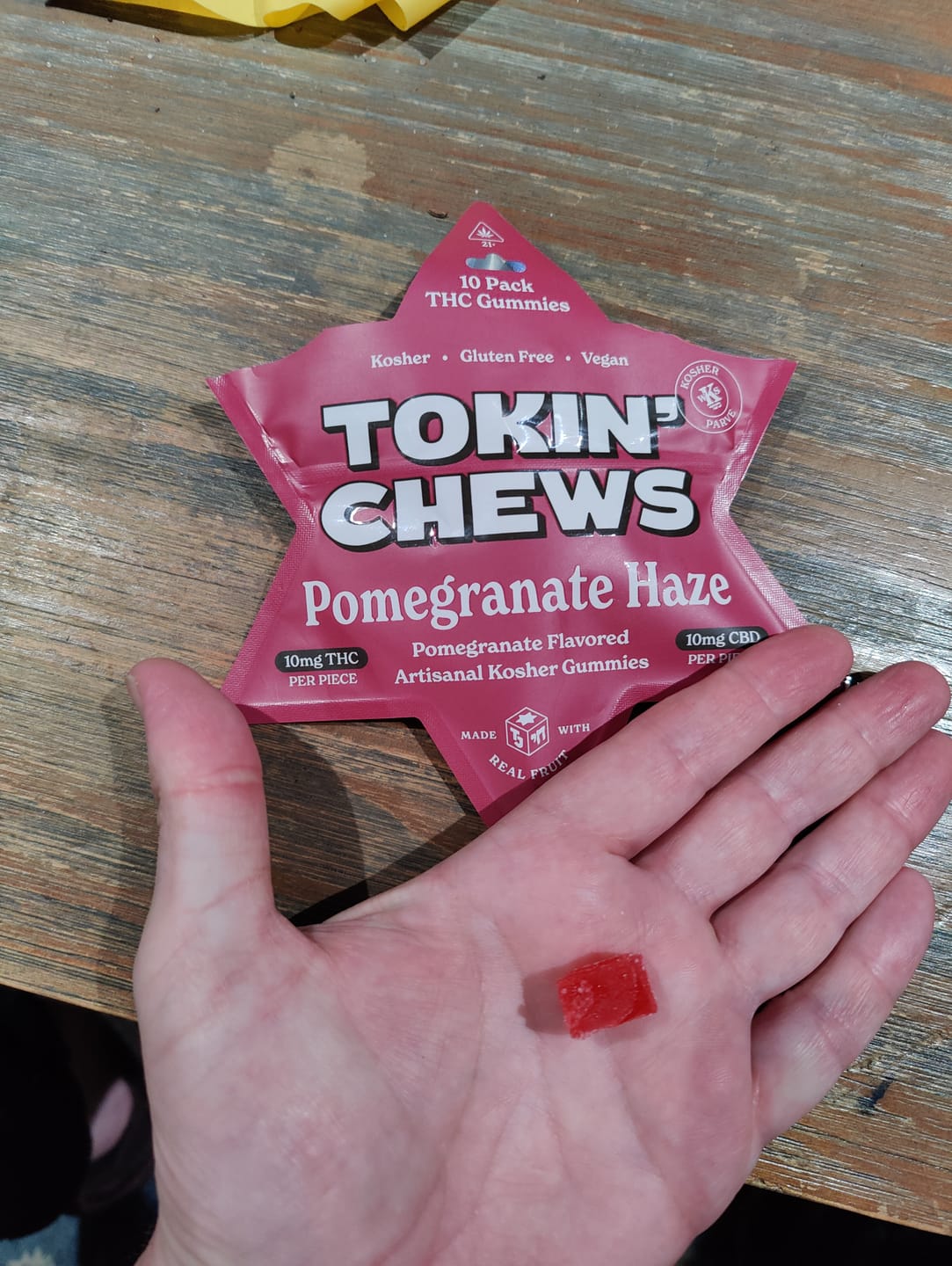 Customer photo review of Pomegranate Haze