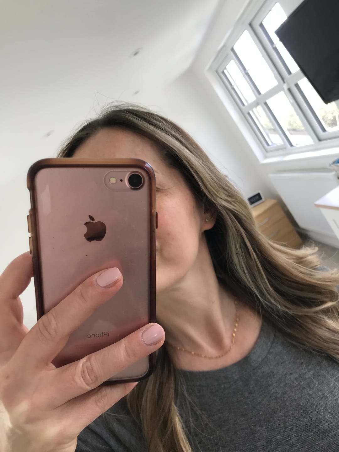 Customer photo review of Dainty Necklace