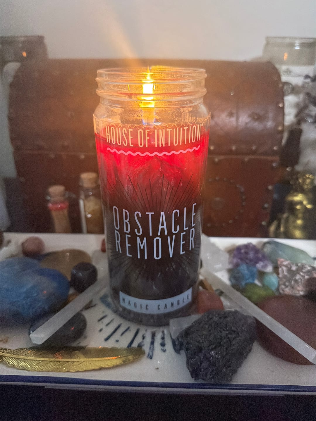 Customer photo review of Obstacle Remover Magic Candle