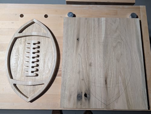 Customer photo review of Ryobi (R1631K/RE180PL1G) 10" Square Large Router Base