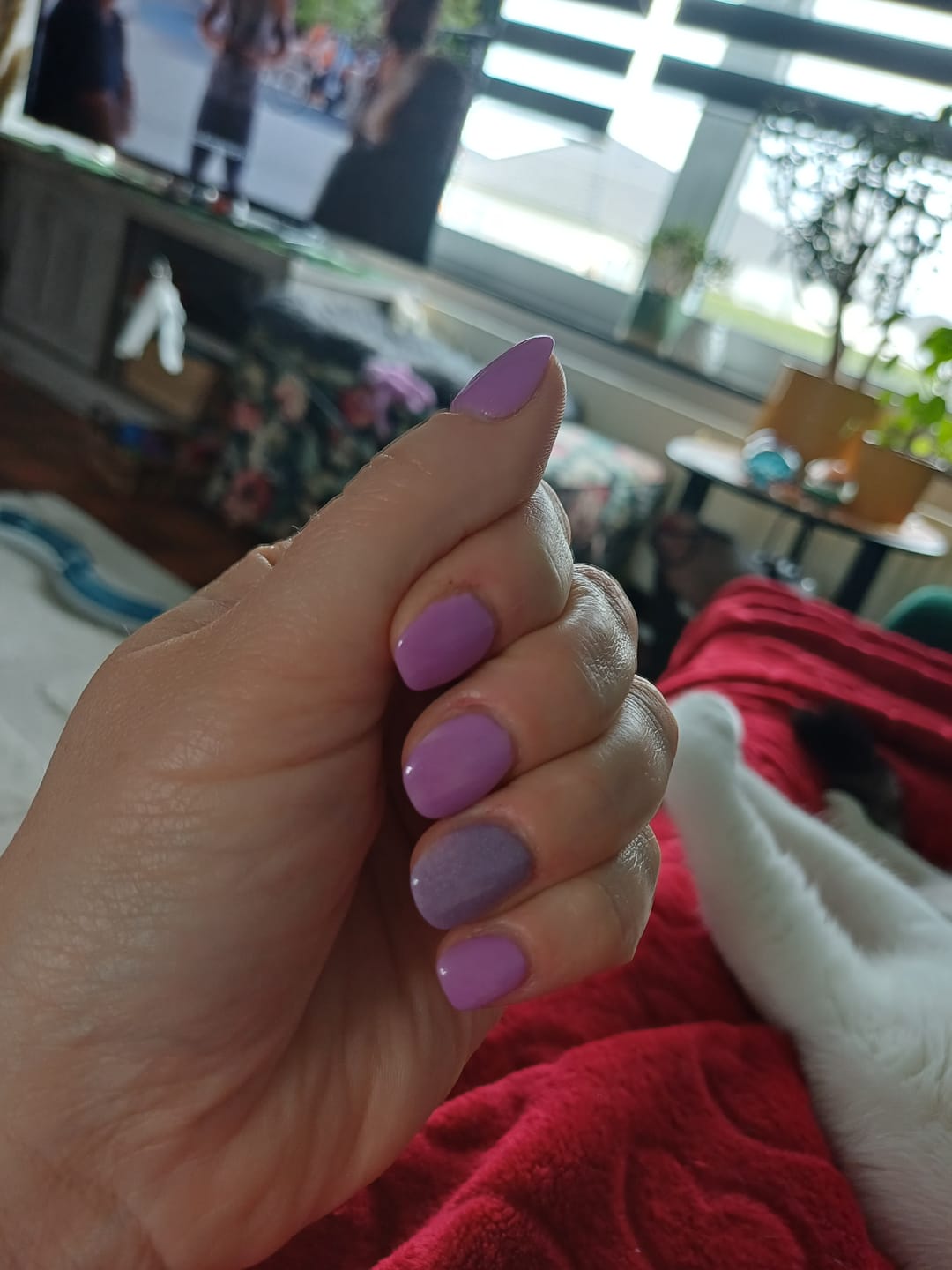 Customer photo review of Fandango Pink Dipping Powder