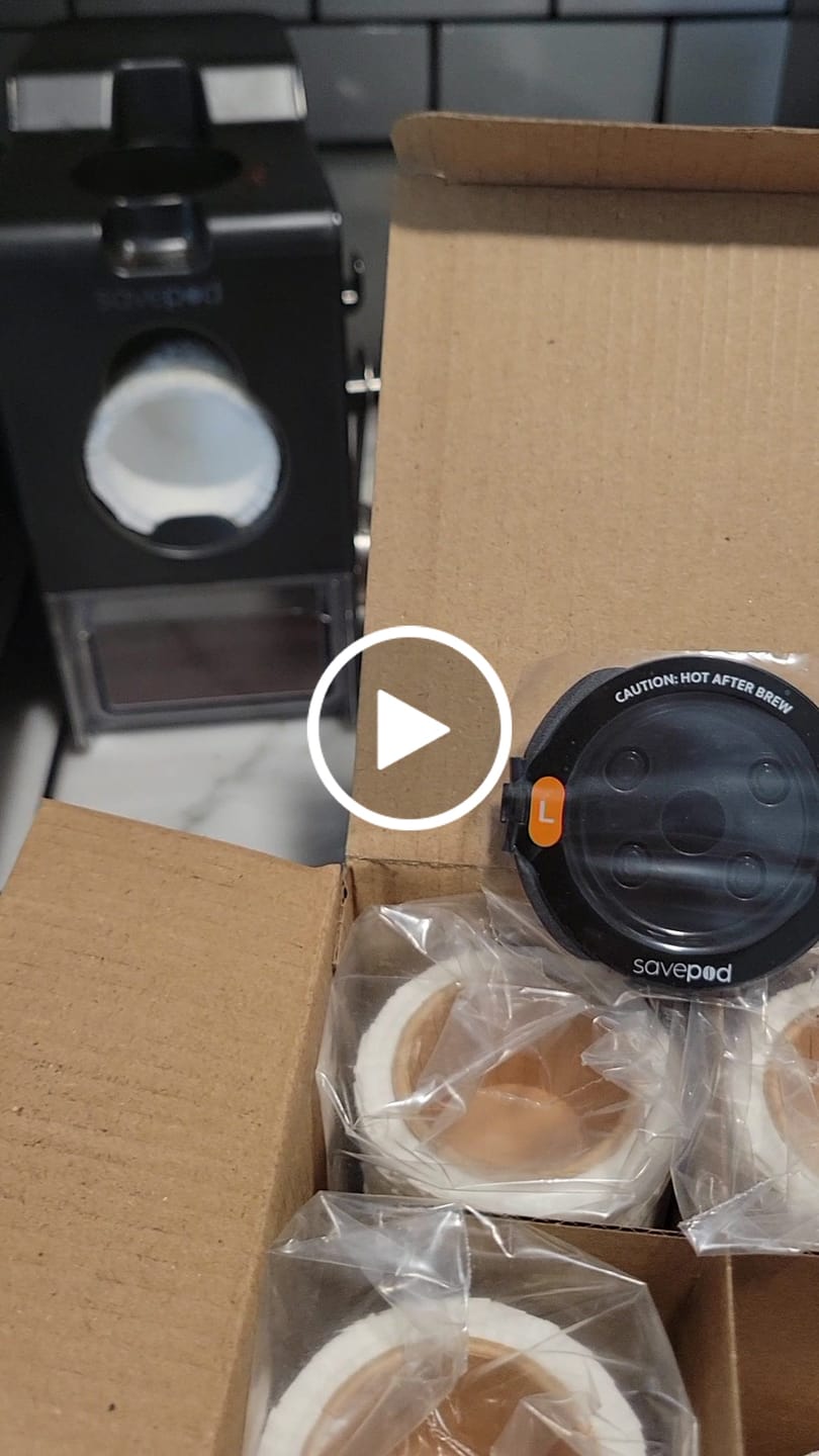 Customer video review of Savepod® Disposable Coffee Filters - 100% Compostable