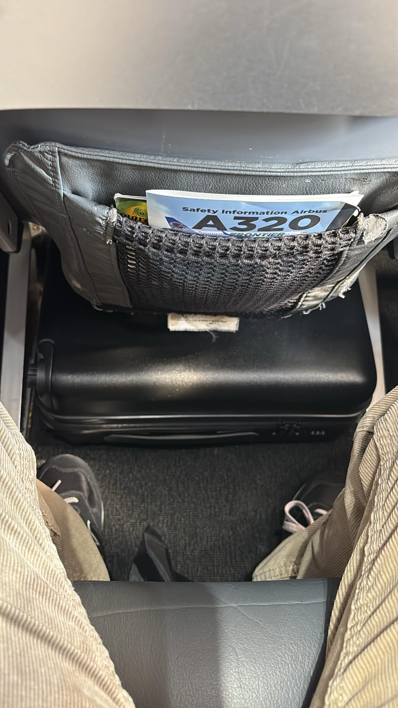 Customer photo review of Personal Item Suitcase 3.0+ (GREEN Tab)