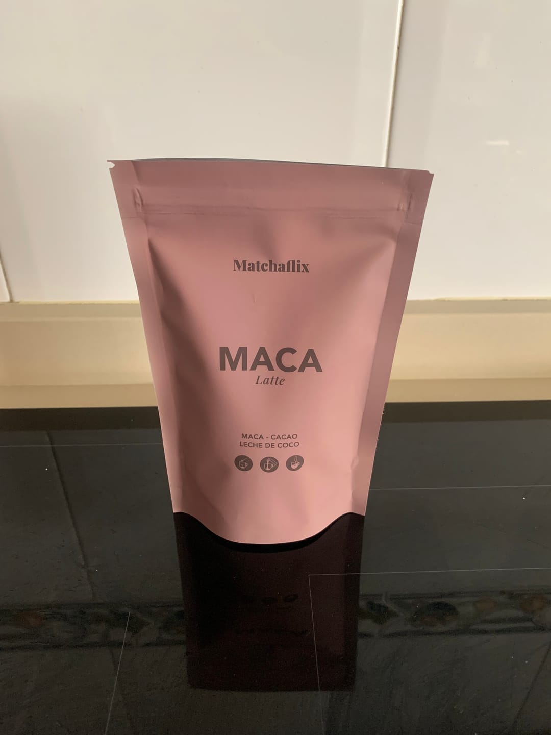 Customer photo review of Maca Latte