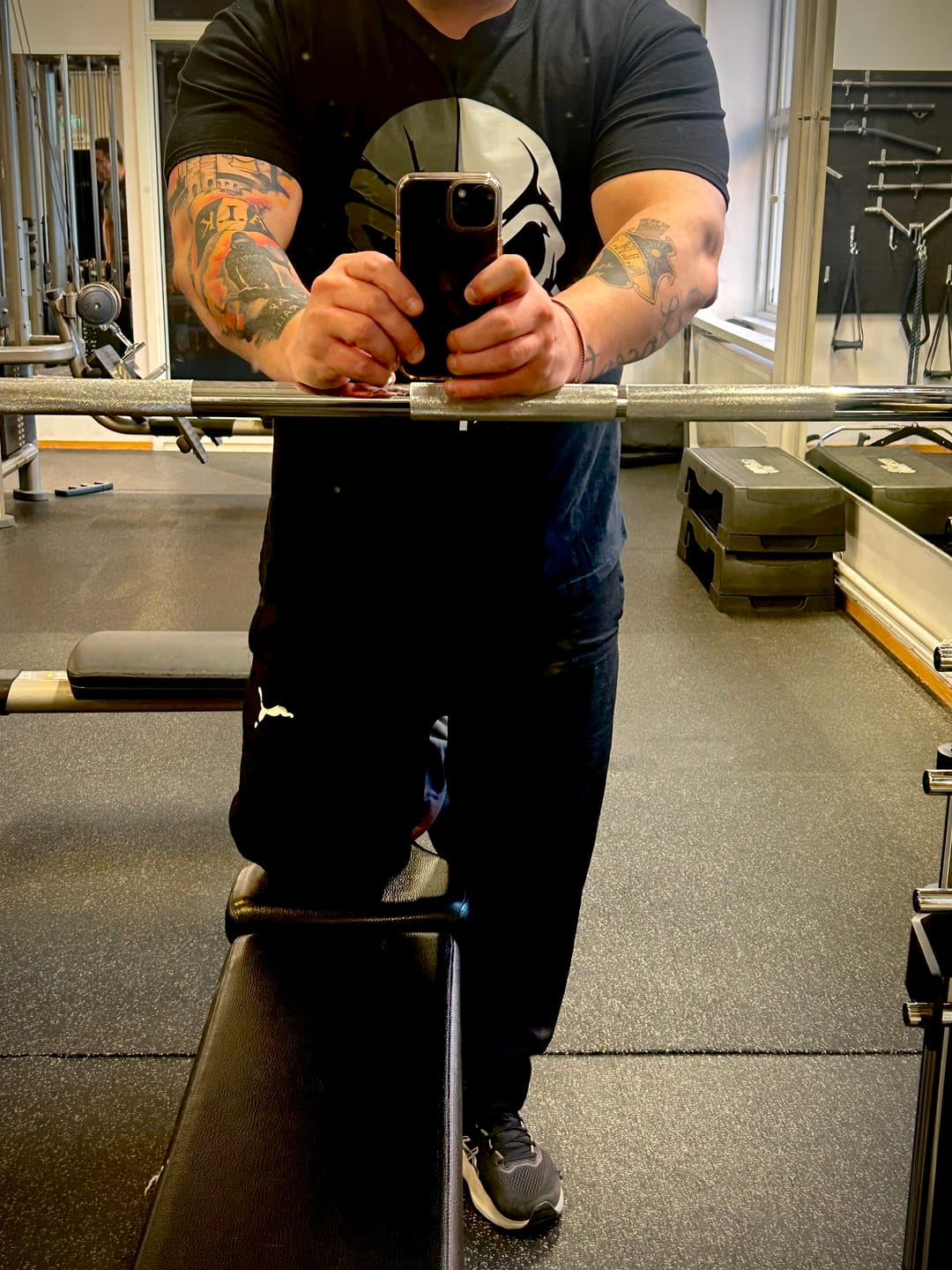 Customer photo review of Military skull t-shirt