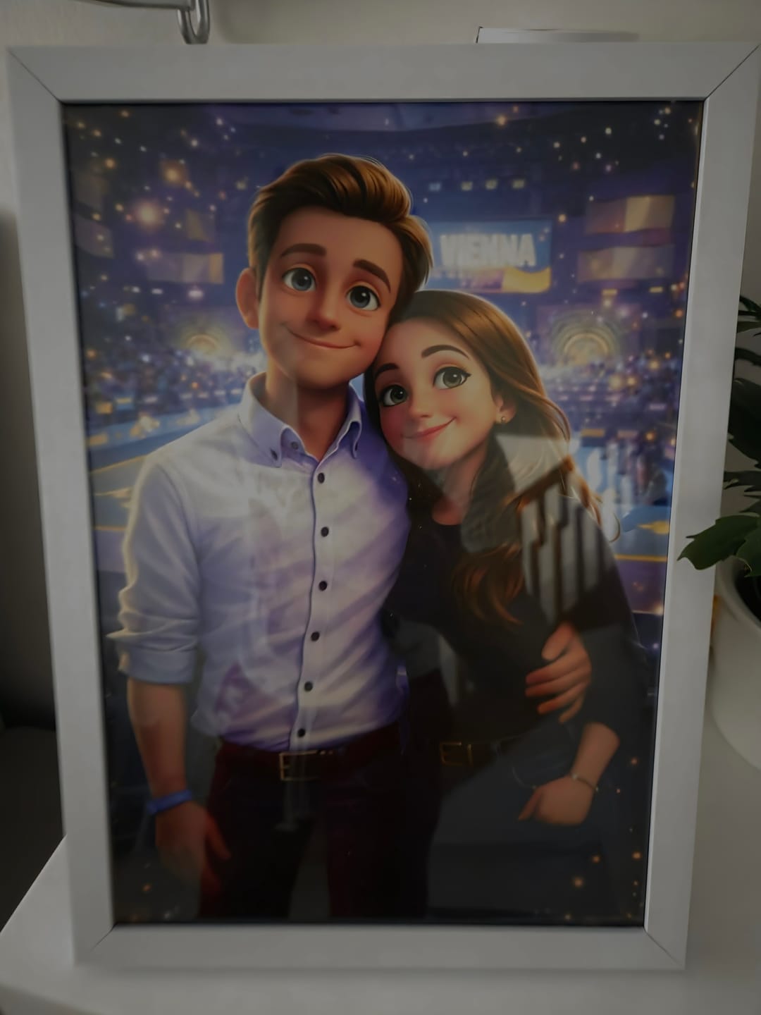 Customer photo review of Cartoon Love - Personalisiertes Poster mit Cartoon 3D Effekt im Comic Style