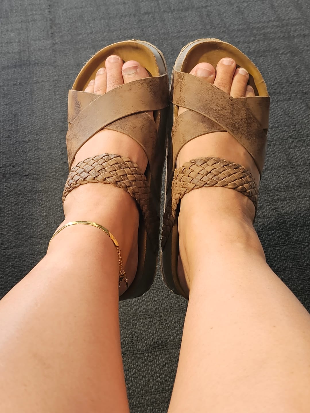 Customer photo review of Sienne Sandal - Dune