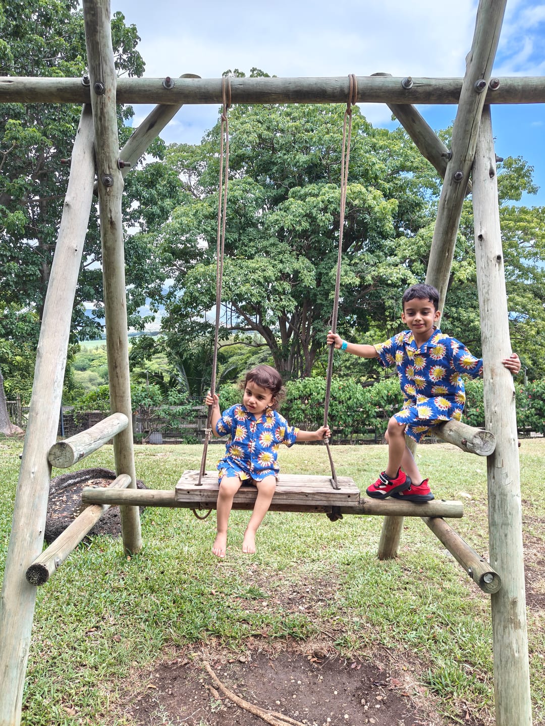 Customer photo review of SunBurn Shortees - Soft Cotton Shirt & Shorts Set for Kids