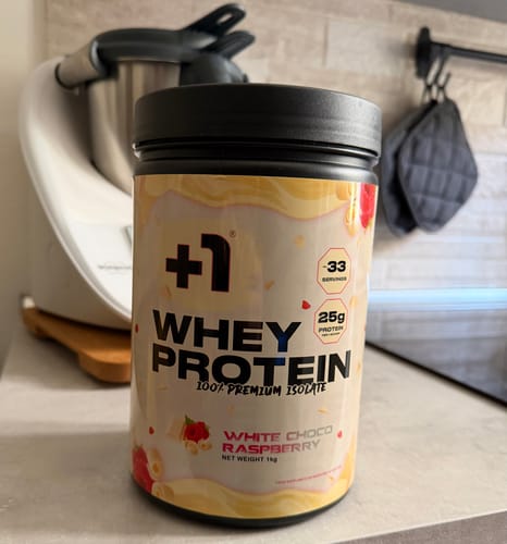 Customer photo review of +1© PREMIUM WHEY PROTEIN ISOLATE (1kg)
