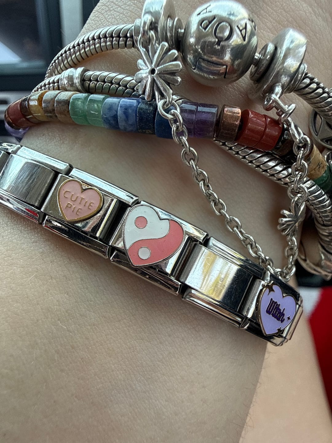 Customer photo review of Charm Corazón Ying Yang