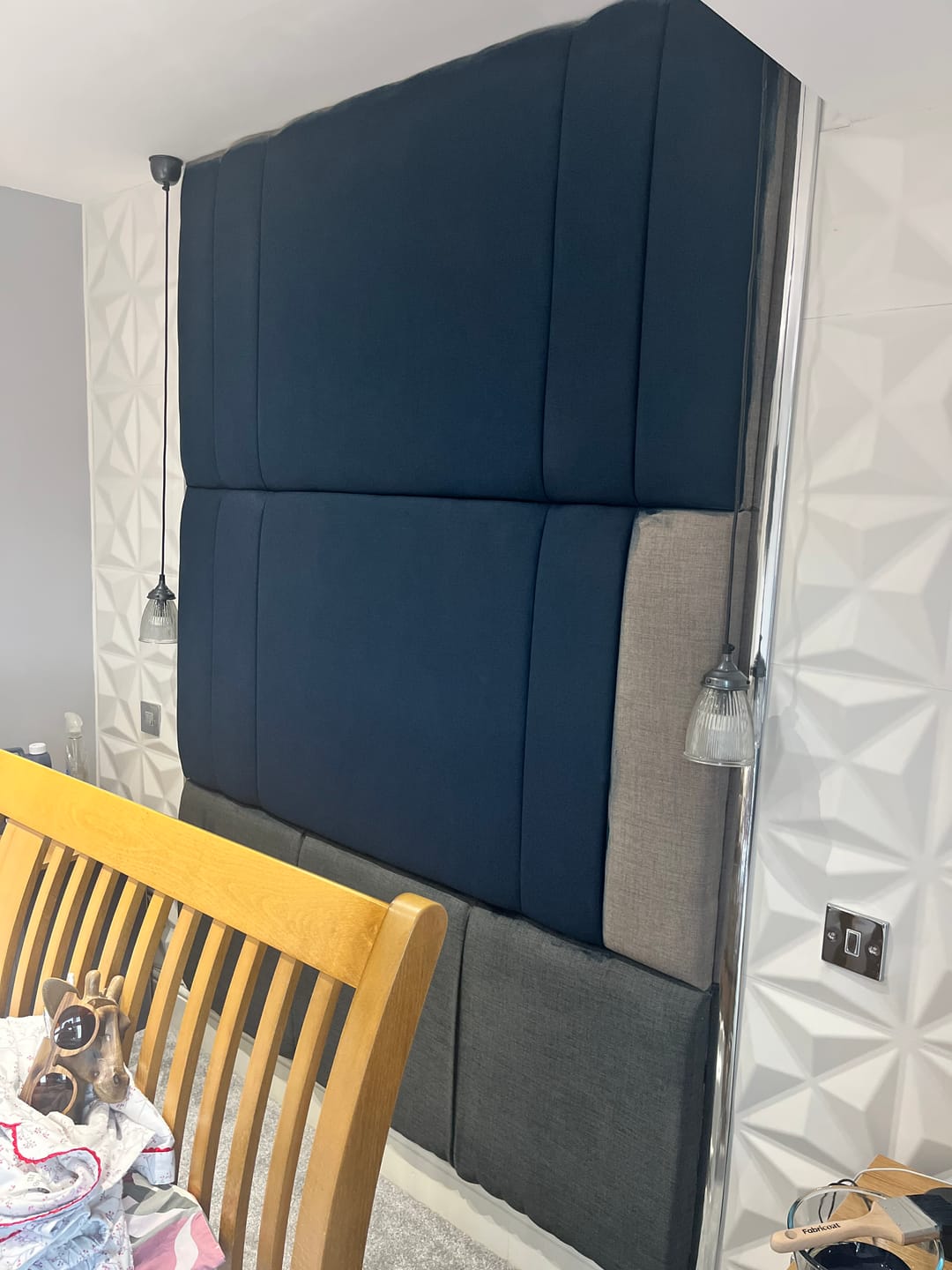 Customer photo review of Fabric Paint -- Dark Blue