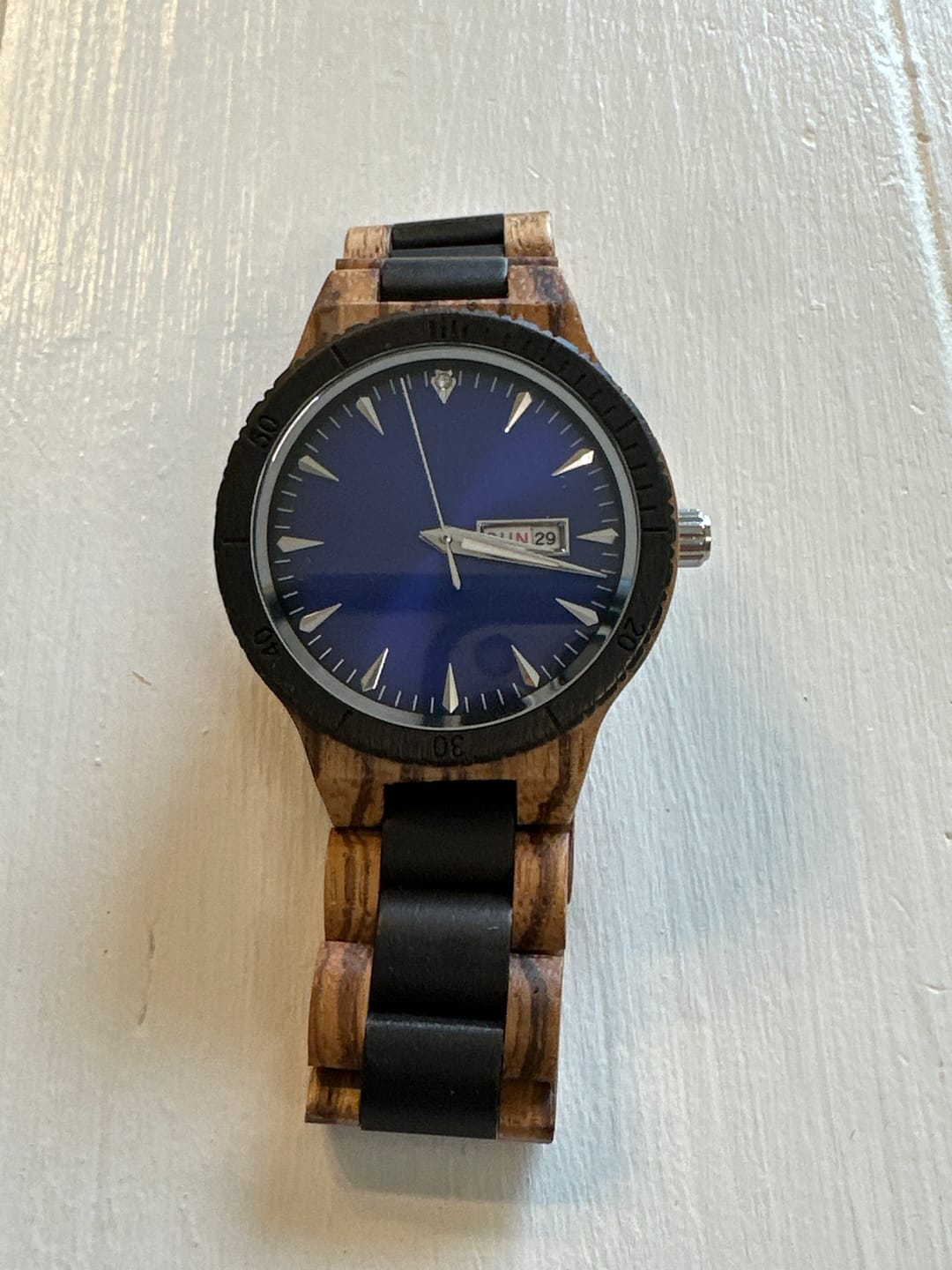 Customer photo review of Justo | Zebra Black