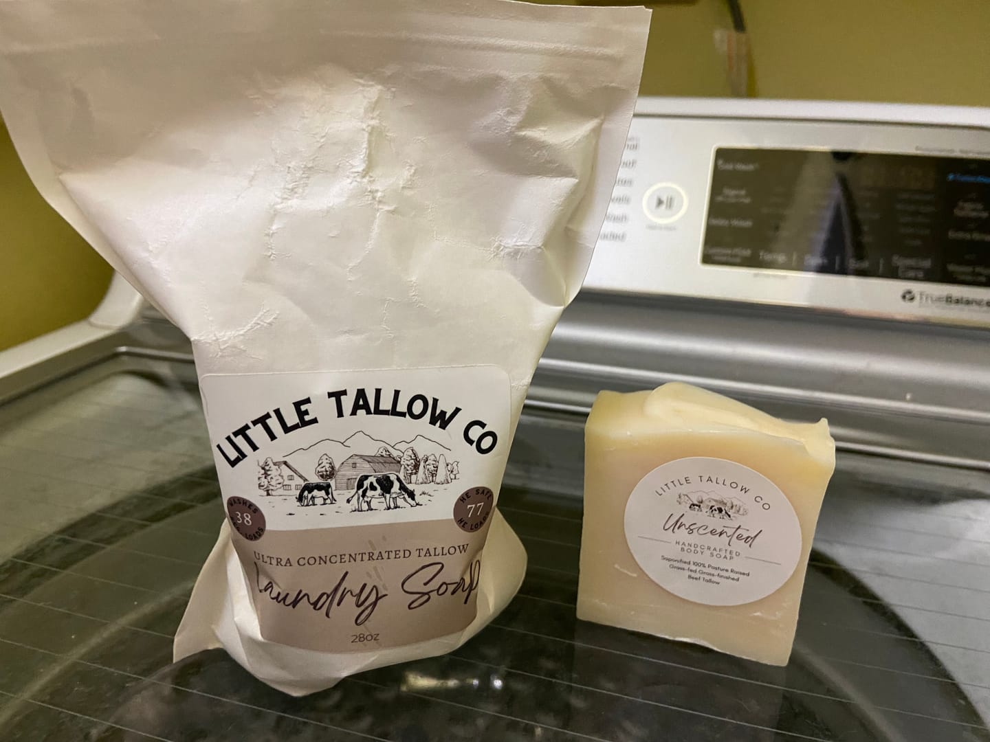 Customer photo review of Handmade Tallow Soap