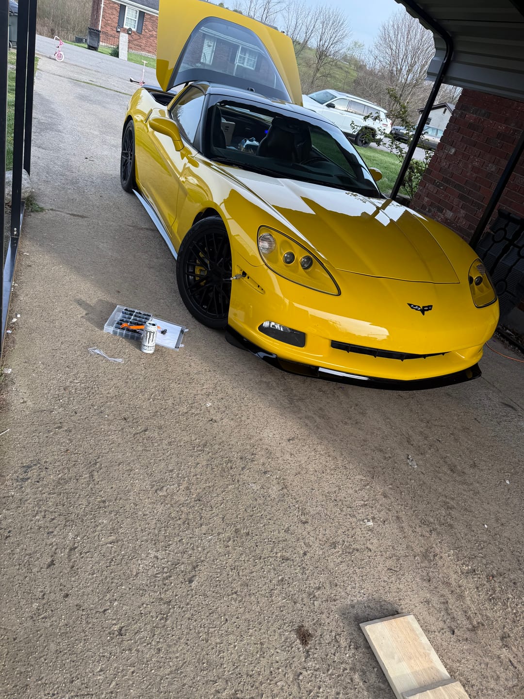 Customer photo review of Corvette C6 Base | ZR1 Conversion Side Skirts Rocker Panels