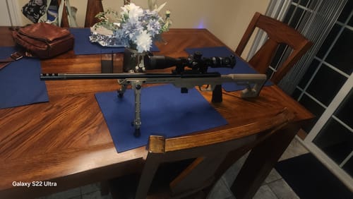 Customer photo review of MK 6.5-20x42 SAL Rifle Scope, Glass Etched Red/Green Illuminated Reticle with Heavy Duty Scope Rings and Lens Covers