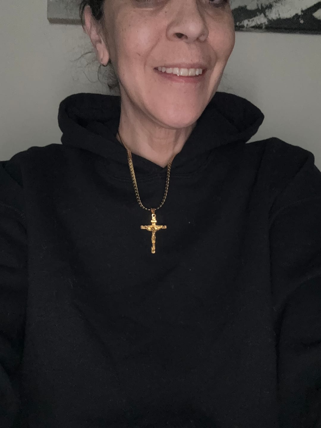 Customer photo review of FREE Today: Christ Jewelry Crucifix Pendant Charm Necklace