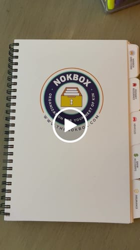 Customer video review of The Nokbox Companion Password Book