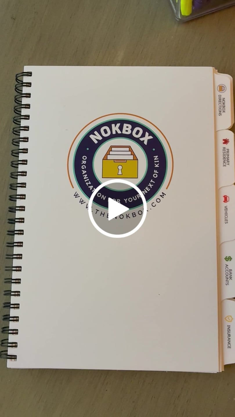 Customer video review of The Nokbox Companion Password Book