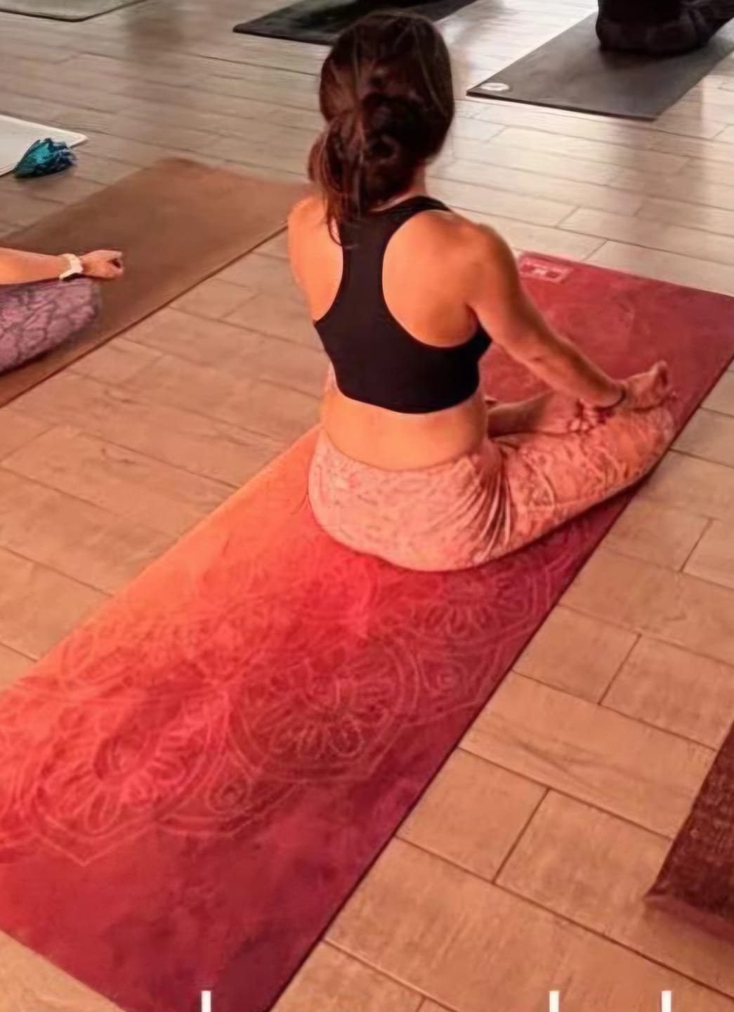 Customer photo review of Mat de Yoga EcoStudio Muladhara – Chakra Raíz (5 mm)