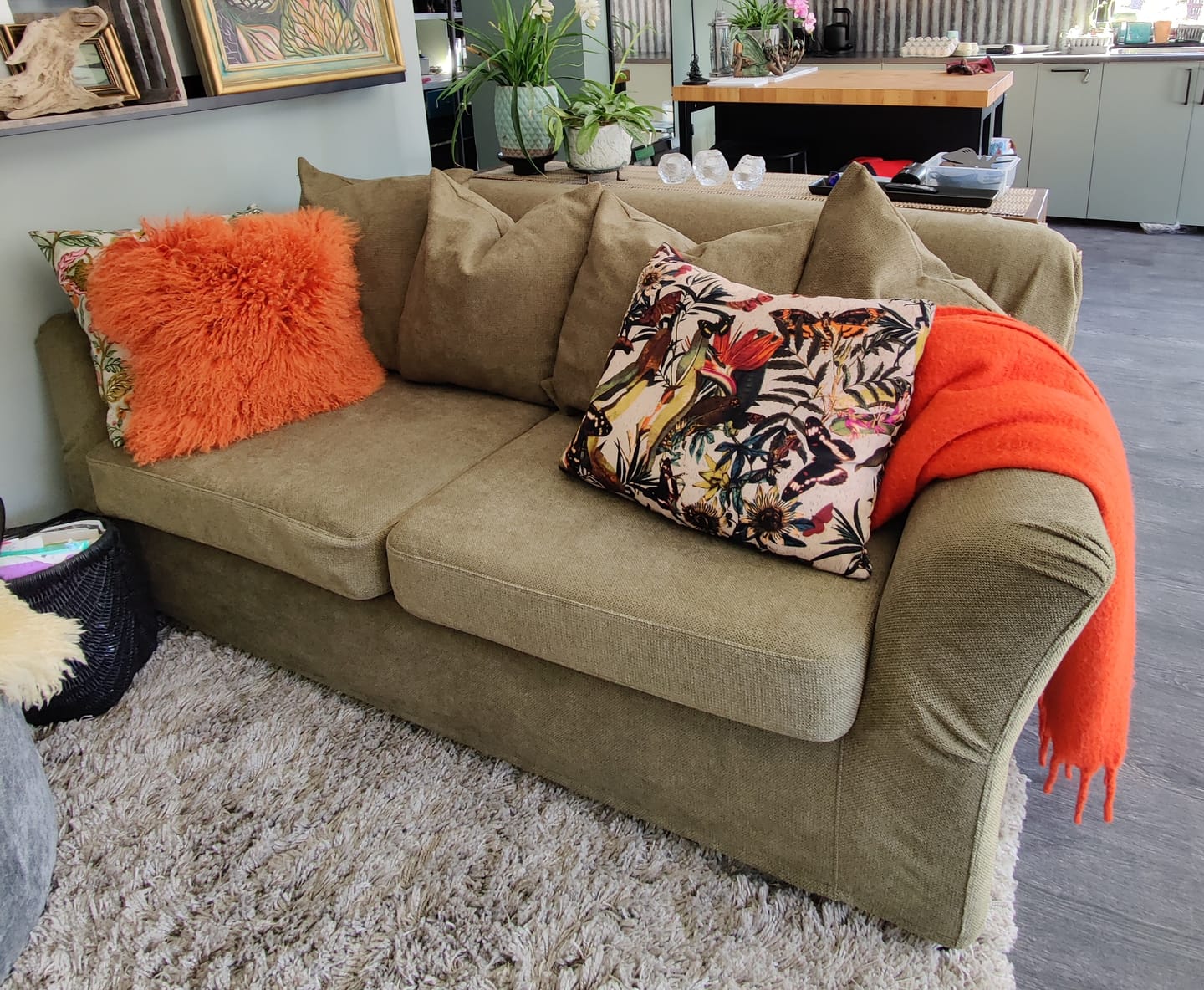Customer photo review of TOMELILLA 2 Seat IKEA Sofa Bed Cover Standard Size