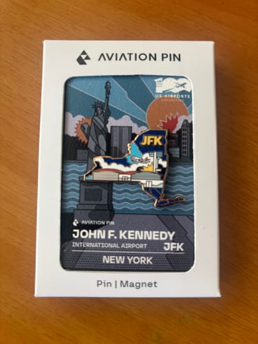 Customer photo review of JFK Airport Pin – John F. Kennedy International Airport, New York