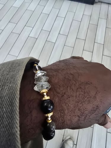 Customer photo review of The Black Panther Bracelet