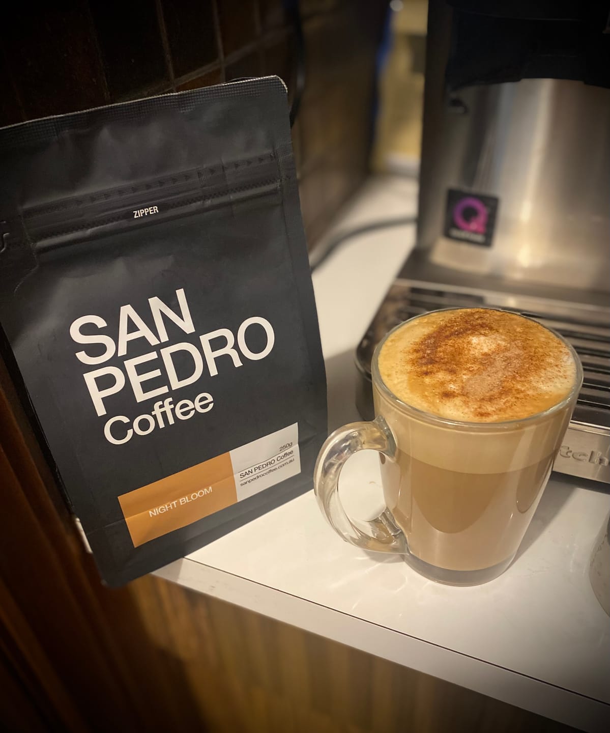 Customer photo review of NIGHT BLOOM Coffee Blend