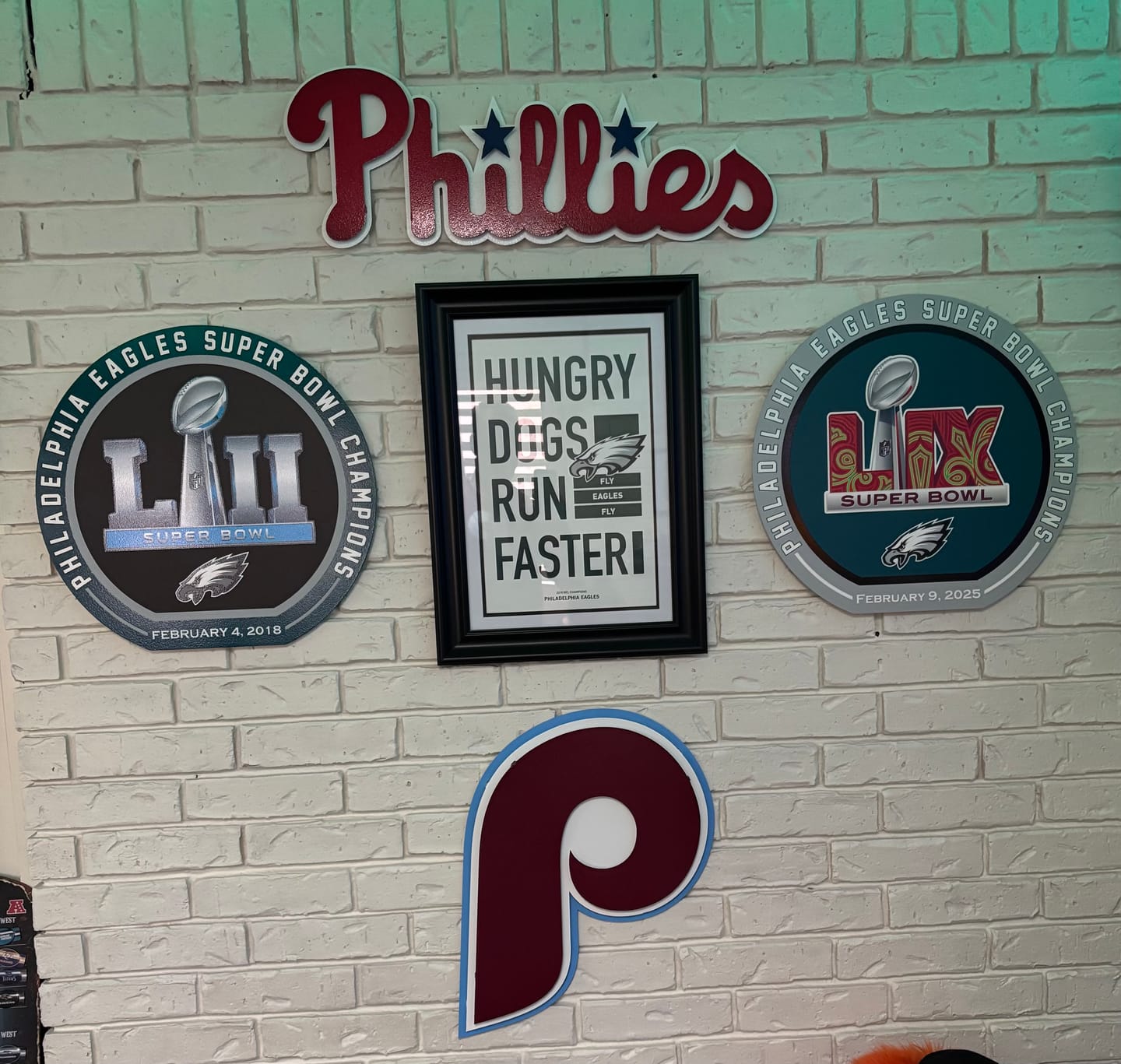 Customer photo review of Philadelphia Phillies 1975-86 Cooperstown 3D Metal Wall Art