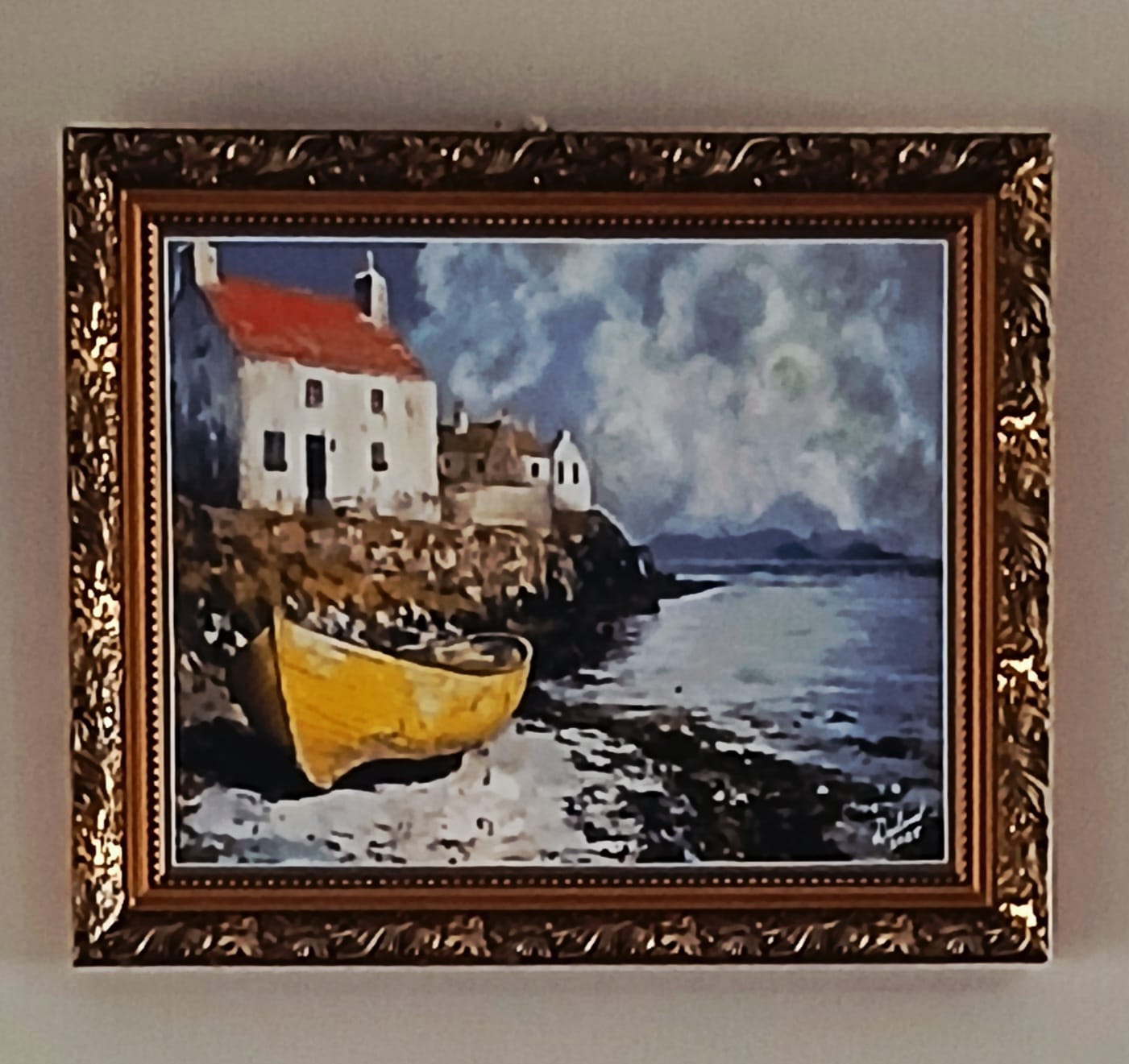 Customer photo review of Rowboat by the Shore