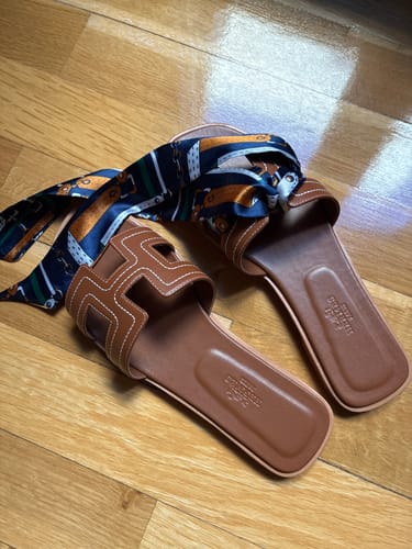 Customer photo review of HM 25C Oran Sandal Caramel Brown Leather 202829