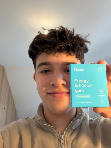 Customer photo review of Energy & Focus Gum