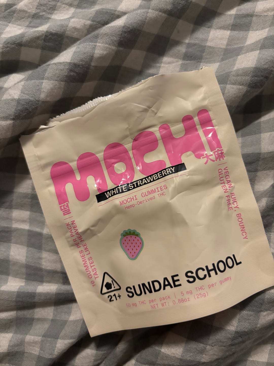 Customer photo review of White Strawberry (5mg) Mini