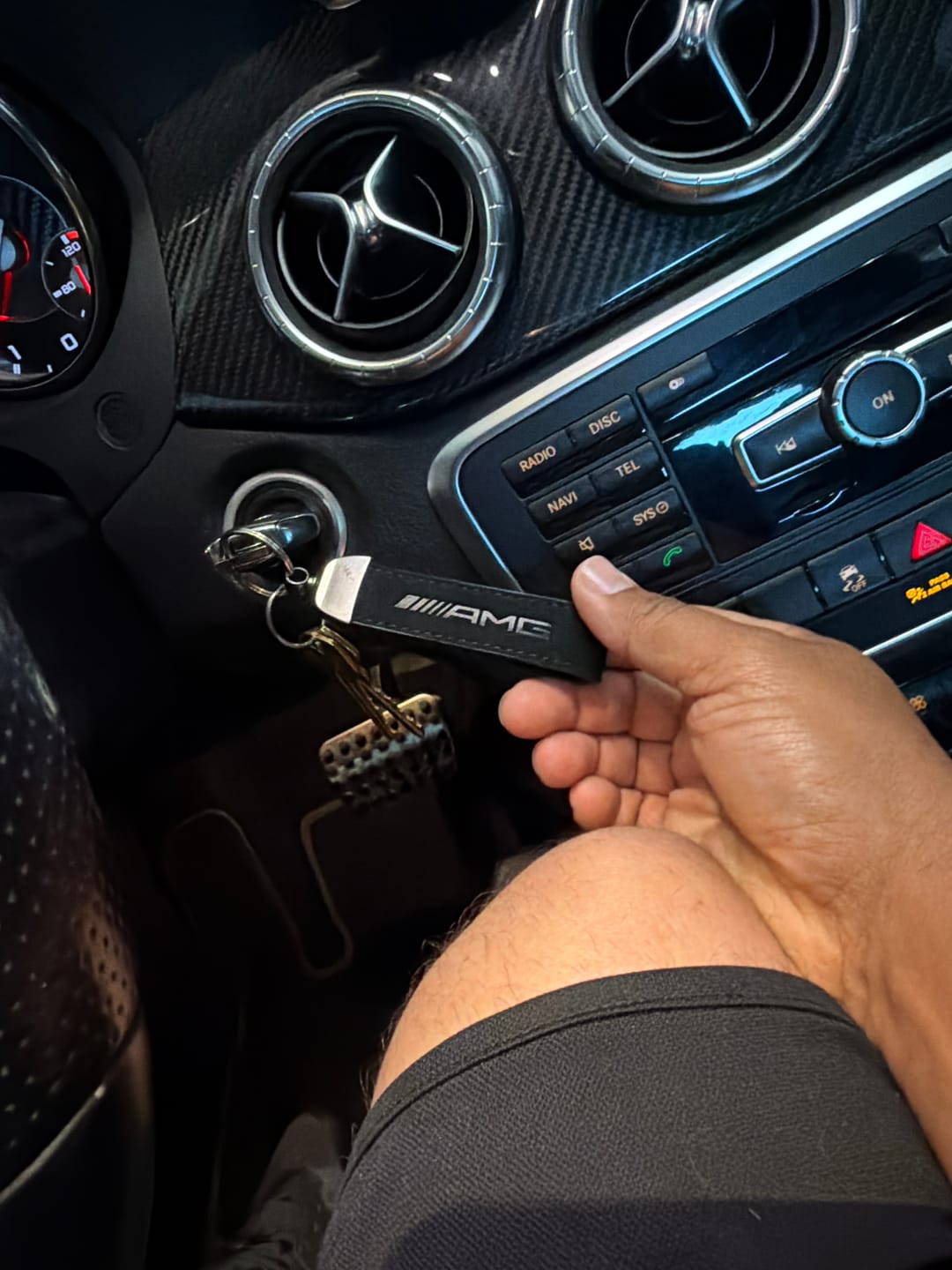 Customer photo review of MERCEDES AMG KEYCHAIN