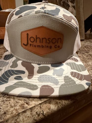 Customer photo review of Custom Leather Patch Hats SA7AGE - Lost Hat Co.