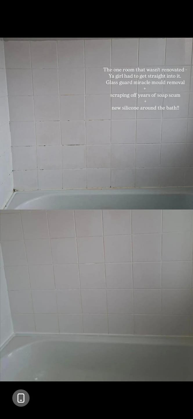 Customer photo review of GLASSGUARD™ Miracle Mould Removal Gel x 2