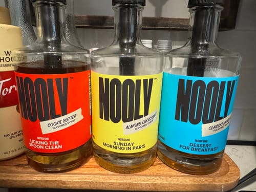 Customer photo review of Vanilla Coffee Syrup