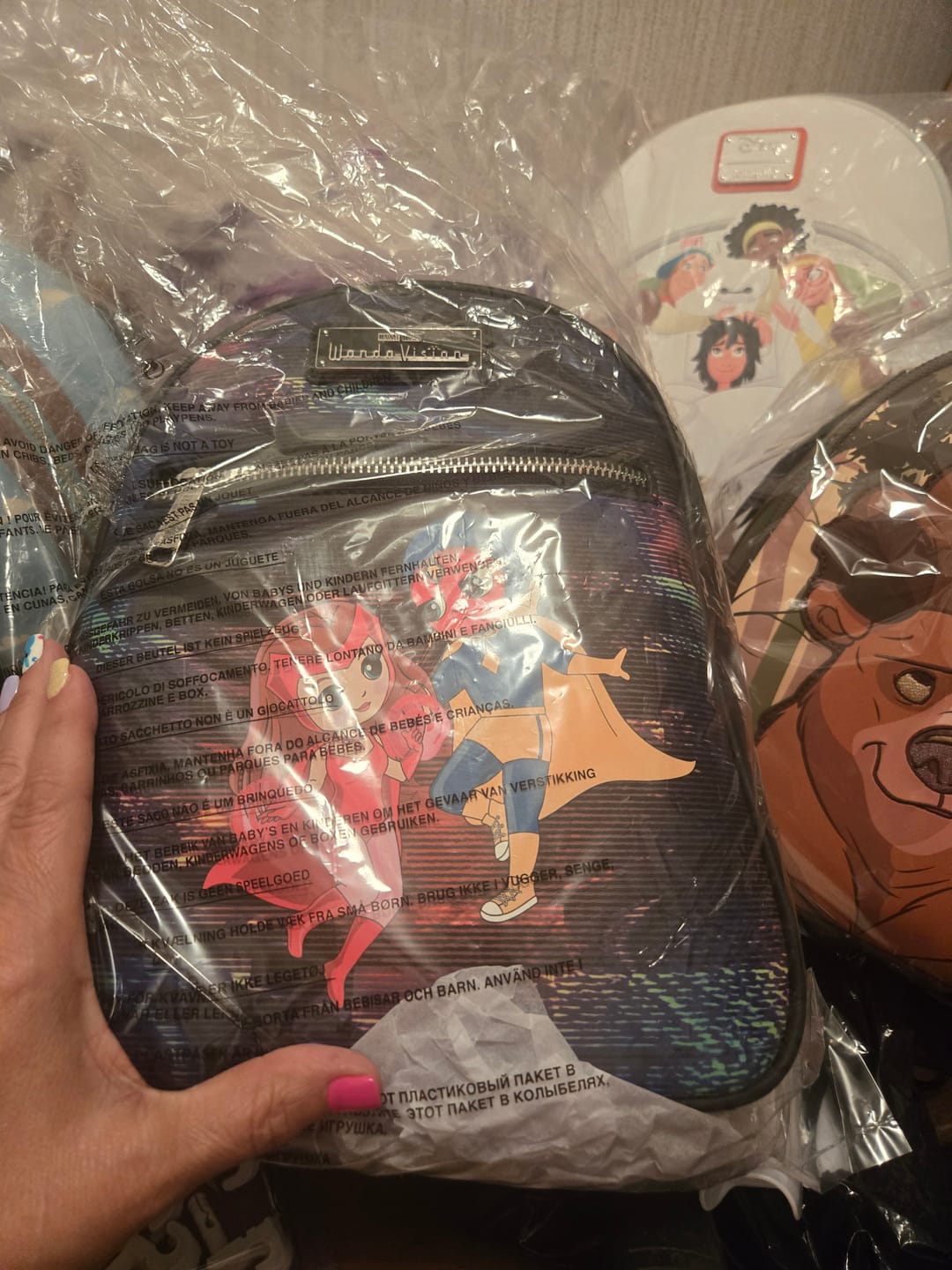 Customer photo review of Loungefly Mini Backpack Mystery Box