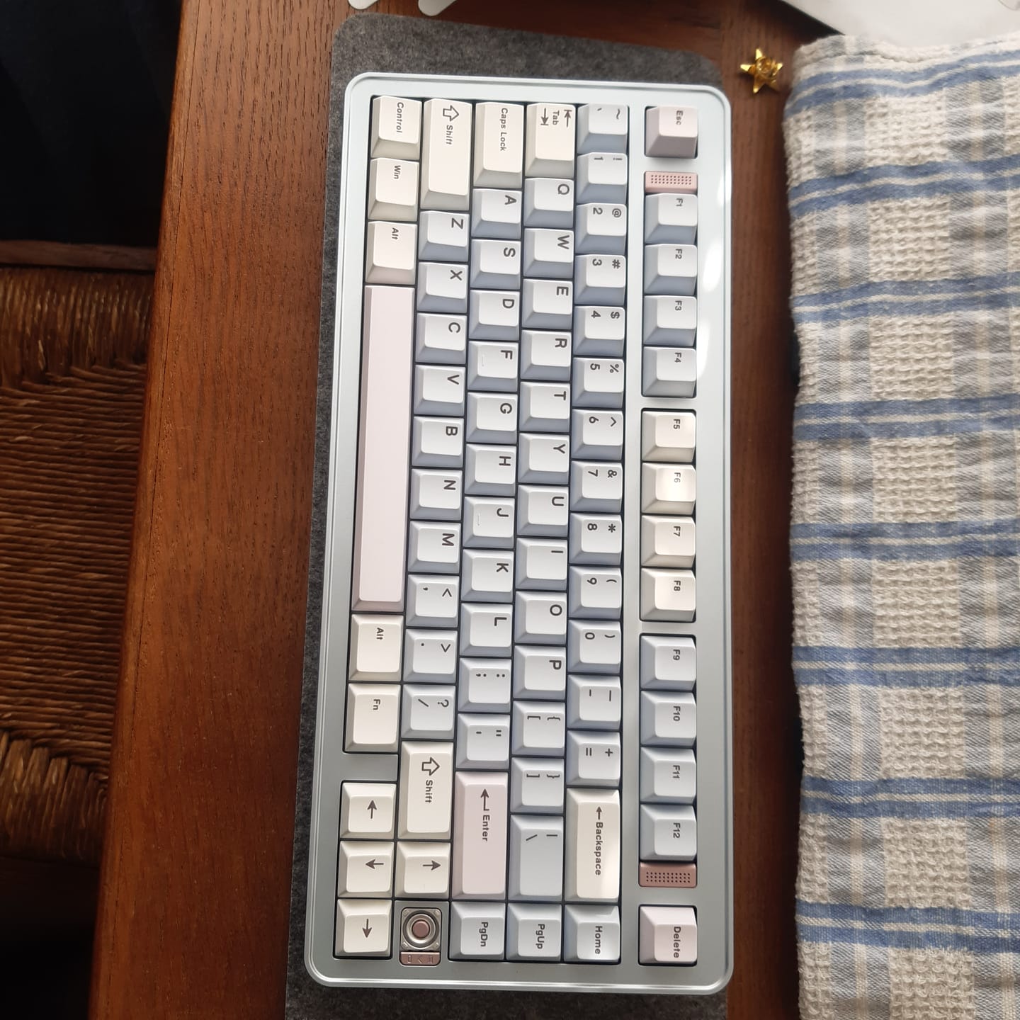 Customer photo review of Evoworks - Evo75 Wireless Custom Mechanical Keyboard (ANSI)