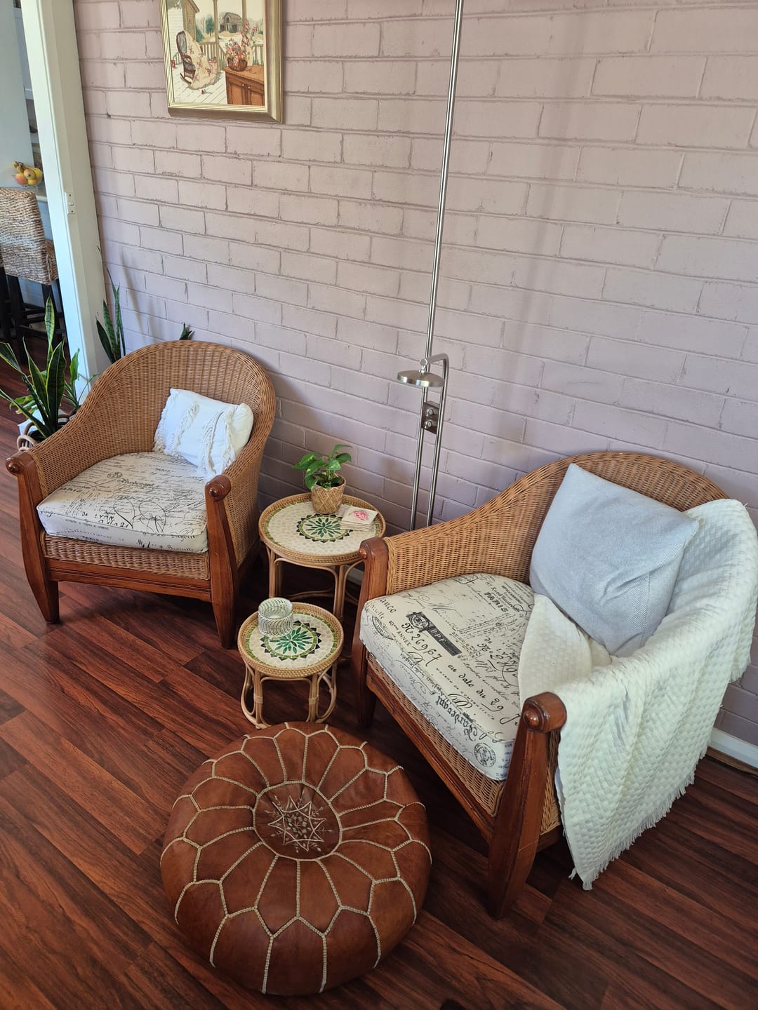 Customer photo review of Oasis Rattan Table Set