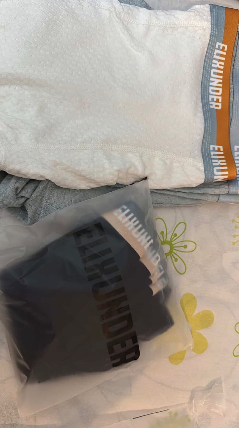 Customer photo review of Elixunder® Saf Pamuklu Erkek Boxer