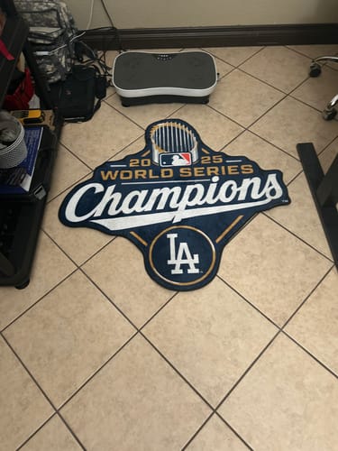 Customer photo review of Los Angeles Dodgers™ 2025World Series Rug
