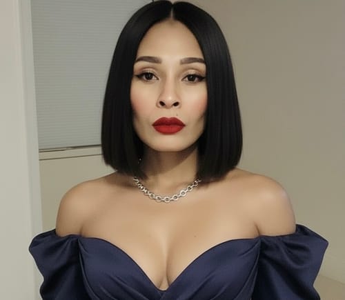 Customer photo review of Maximalist Rolo Necklace