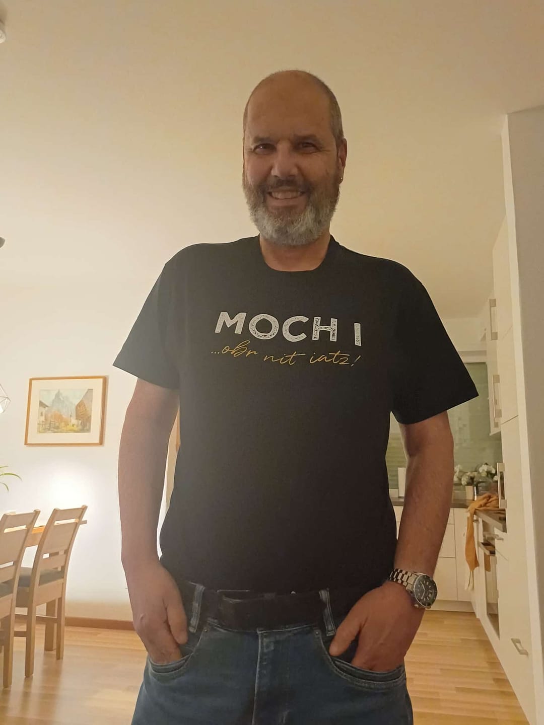 Customer photo review of Moch i, obr nit iatz - Unisex Shirt Premium