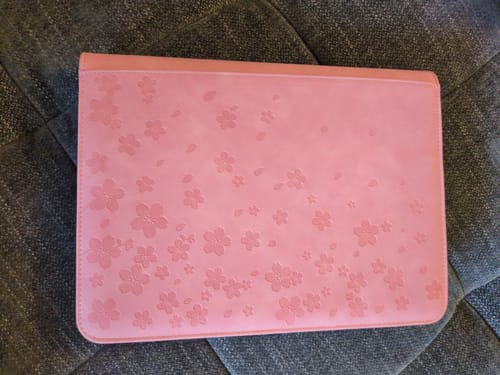 Customer photo review of Cherry Blossom - 9-Pocket Trading Card Binder
