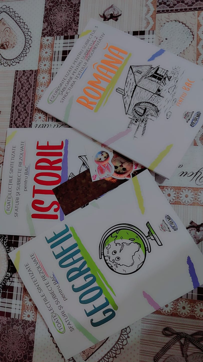 Customer photo review of Pachet Bacalaureat (Română + Istorie + Geografie) Bacademia